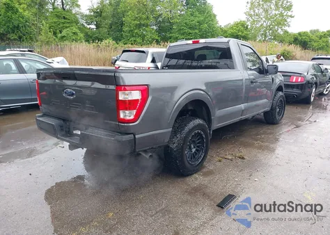 2022 Ford F-150 Xl из США, поврежденный, VIN 1FTMF1CB1NKE51677